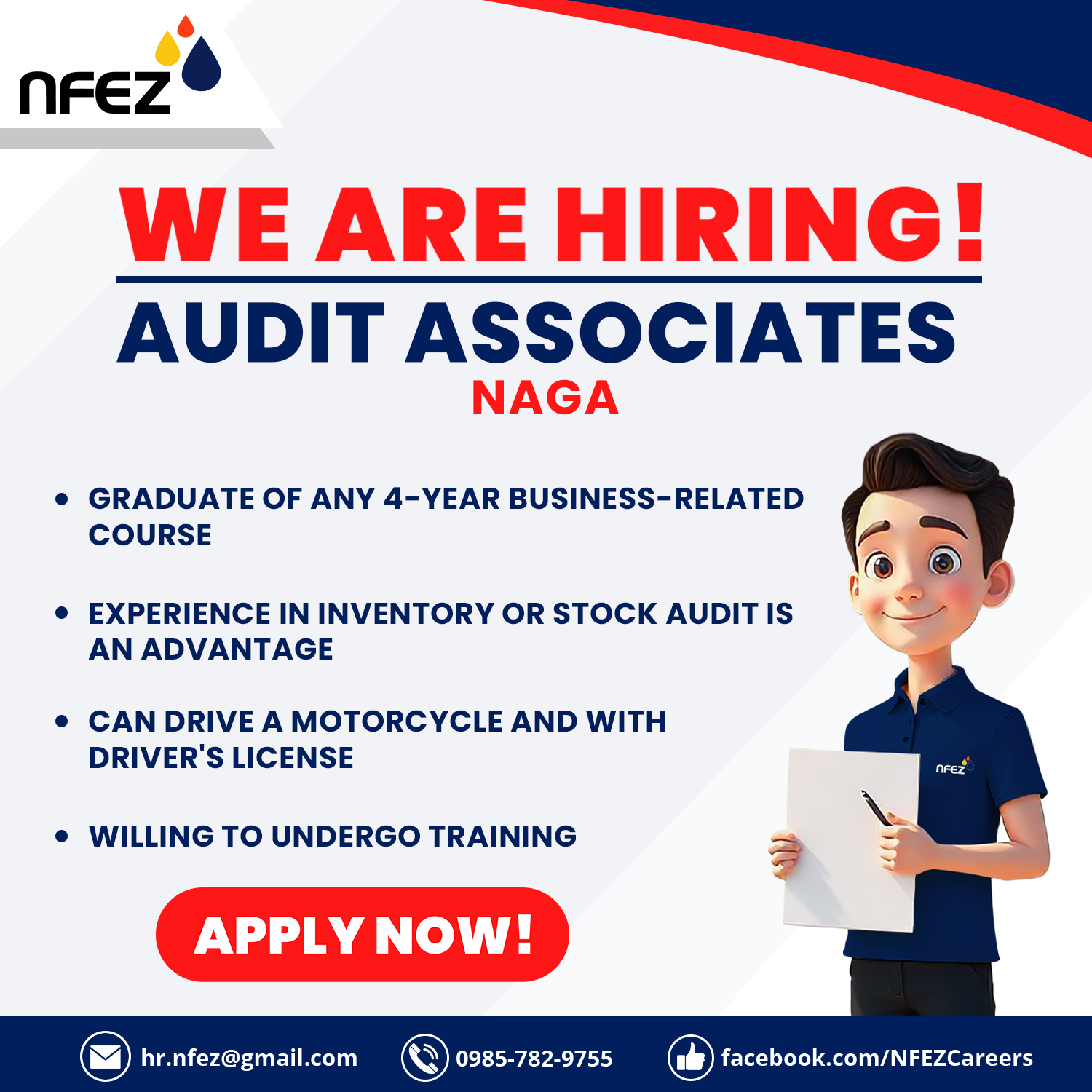 NFEZ INC. HIRING!!!